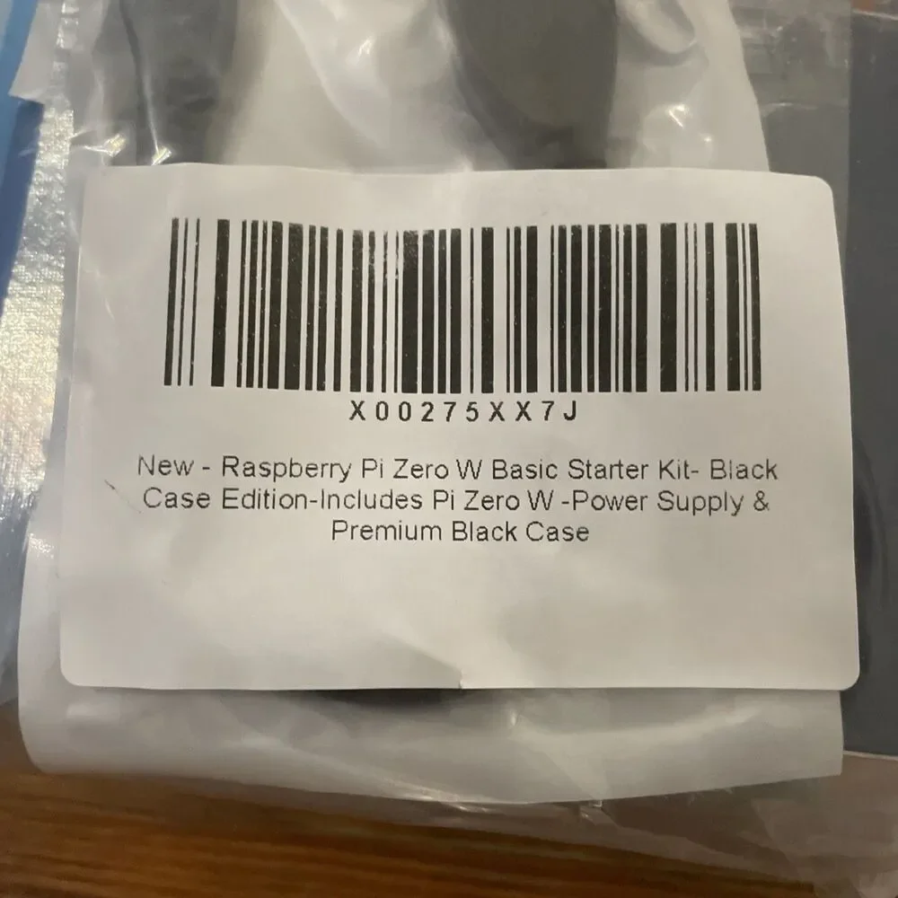 Vilros Raspberry Pi Zero W Starter Kit Sealed Black Case Power Supply NWT